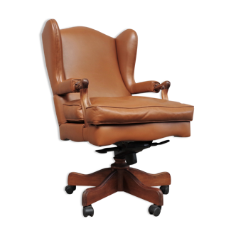 Leather office chair by Fior, 1980