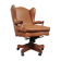 Chaise de bureau en cuir par Fior, 1980