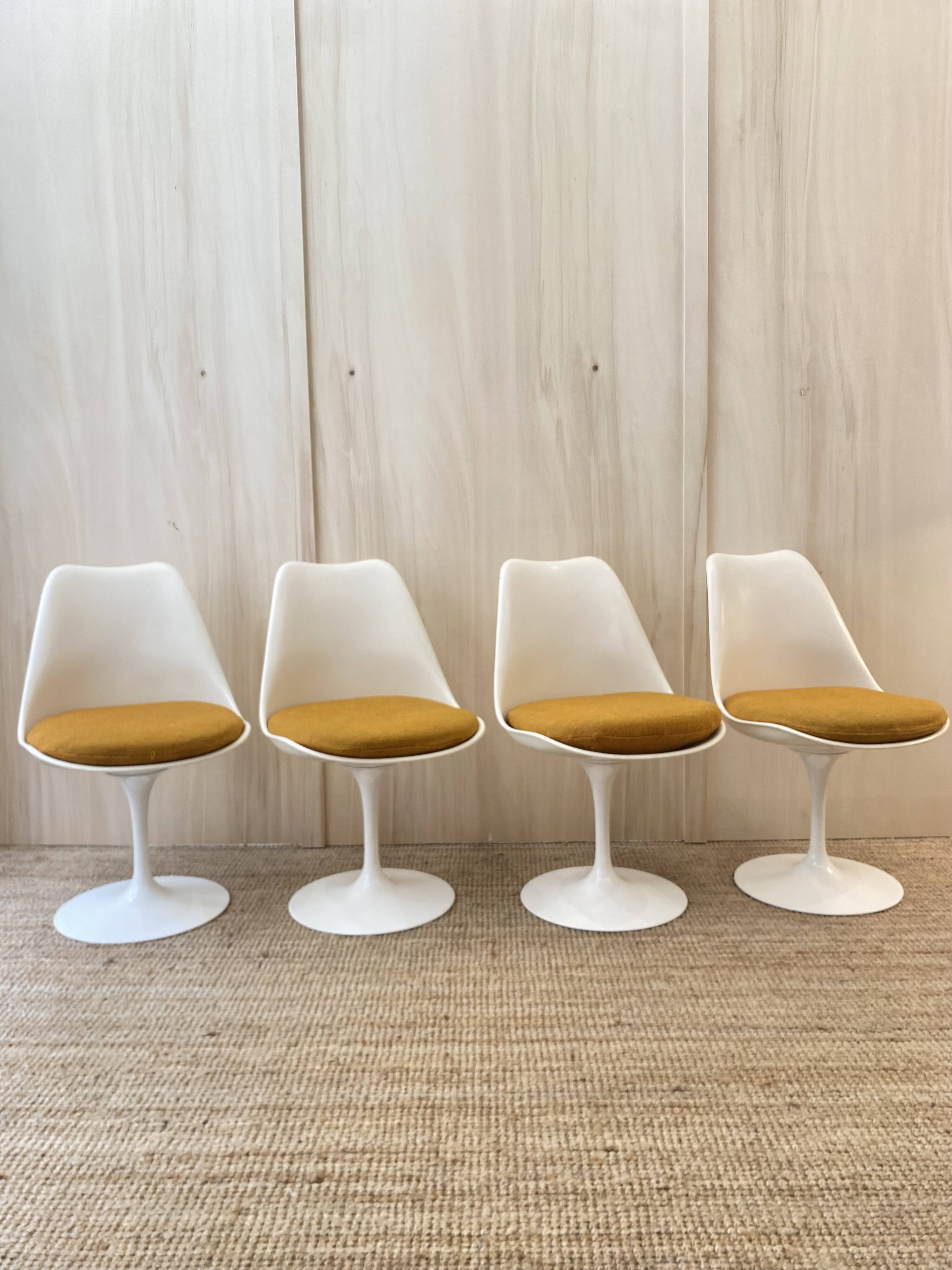 4 Chaises Tulipes Knolll - Eero Saarinen - Vintage