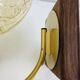Globe glass wall light from the 1960s in Scandinavian style.
