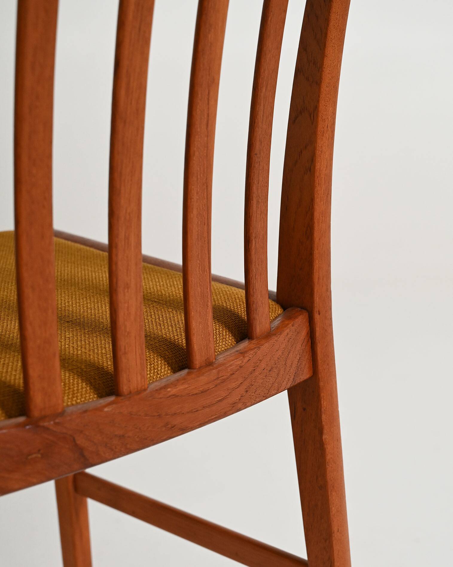 Set of 4 teak dining chairs, Scandinavia, 1960s