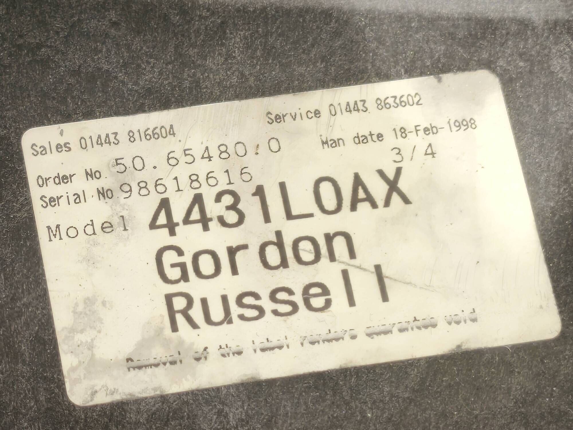 Gordon Russel designer armchair