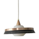 Scandinavian pendant lamp Bent karlby for Lyfa, Denmark 1960 vintage
