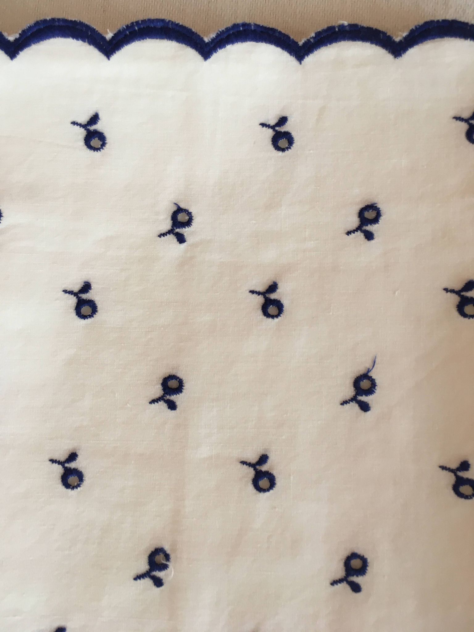 Vintage baby sheet.