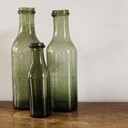 Lot de 3 bouteilles à conserve en verre soufflé