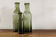 Set of 3 blown glass preserving bottles