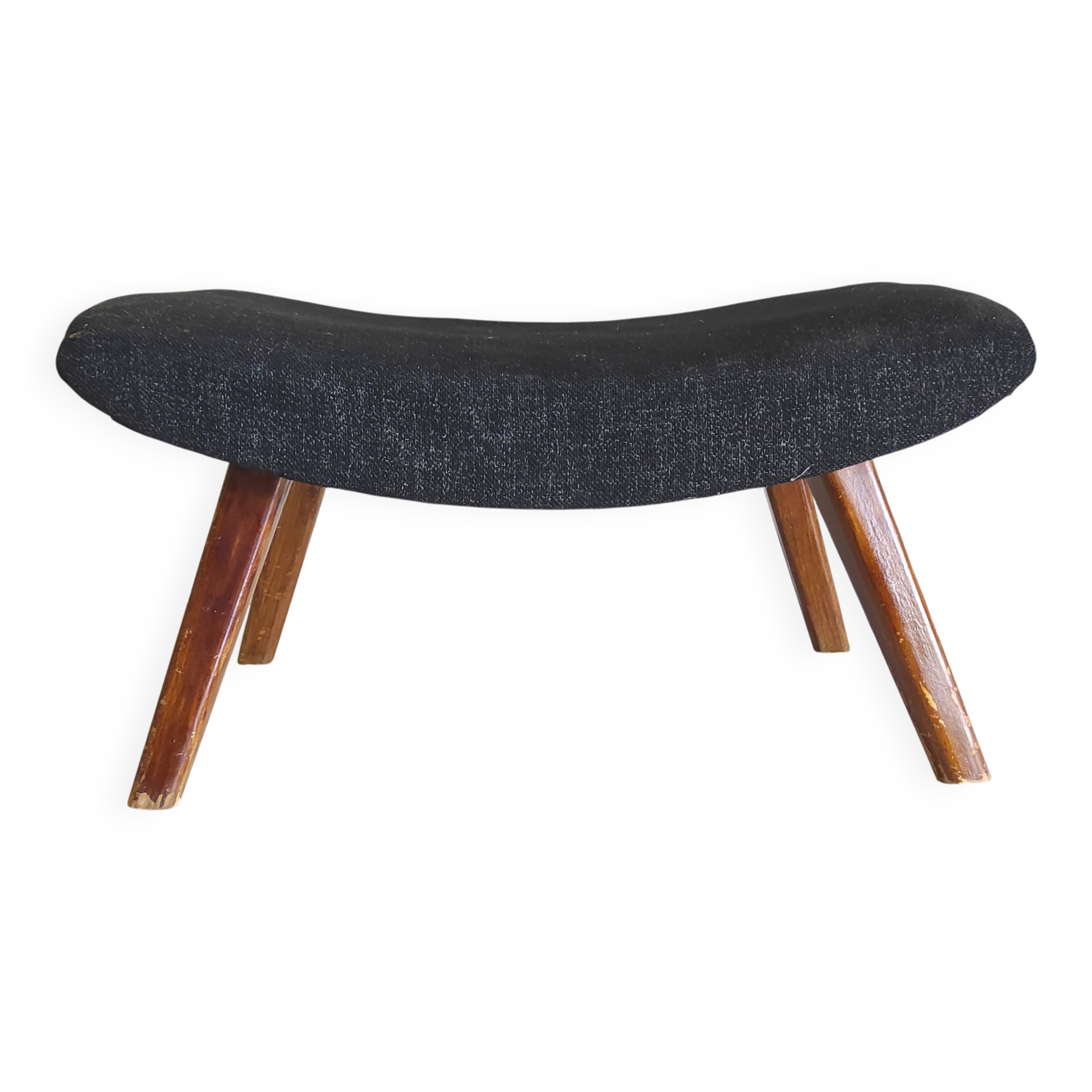 Ottoman modernist in solid wood - 1950s/60s