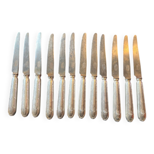 12 couteaux orfèvrerie