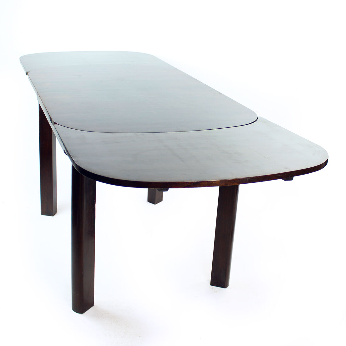 Art Deco Extendable Dining Table, Czechoslovakia 1940s