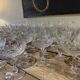 Beau lot de verres en cristal de Saint Louis