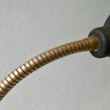 1950s lamp, made of black and gold metal