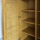 Vintage wardrobe, bamboo and rattan, Maugrion for Roche Bobois, 1980s