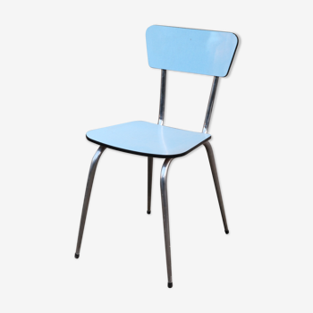 Blue formica chair