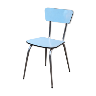Blue formica chair