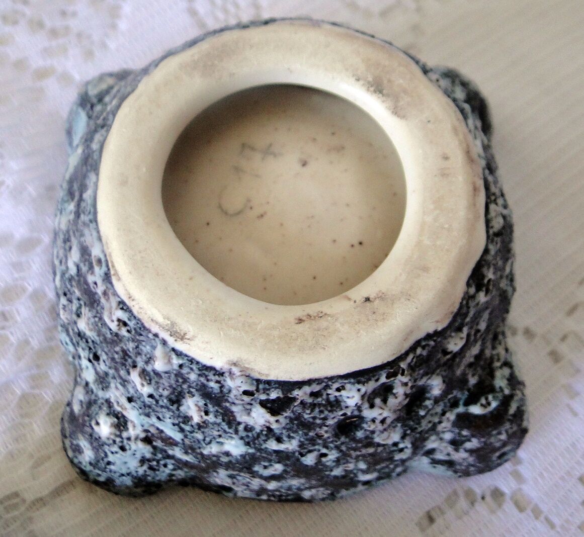 Mortar with ceramic pestle ecume years 60