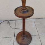 Vintage wooden floor lamp