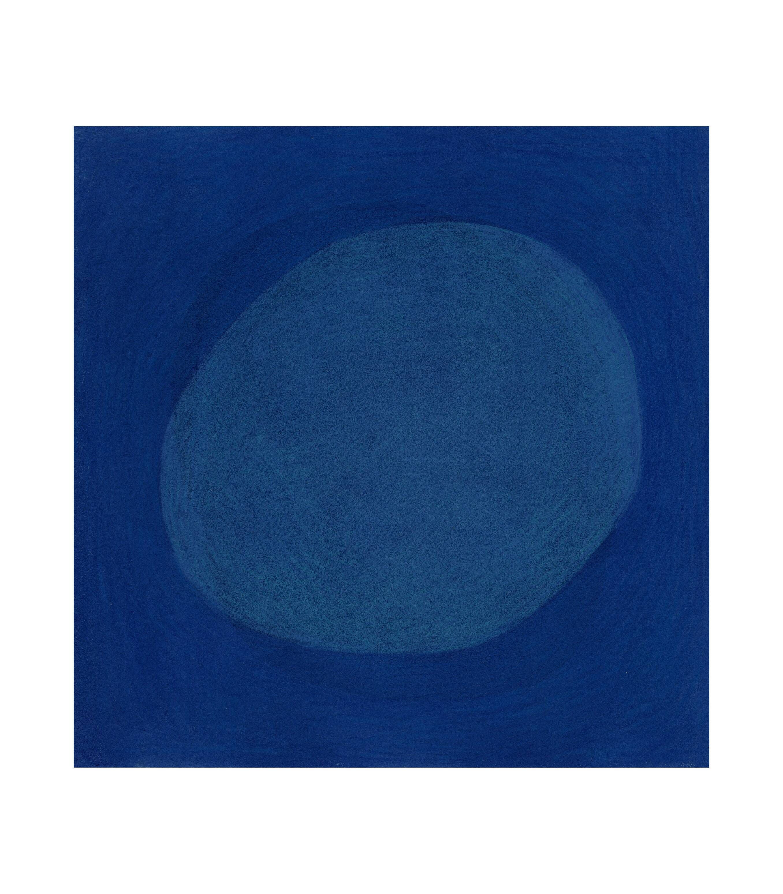 Abstract painting on paper 30x30 wall decoration signed Eawy