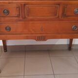 Sloping secretary, Louis XVI style donkey back desk, very good 20th century copy