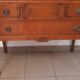 Sloping secretary, Louis XVI style donkey back desk, very good 20th century copy