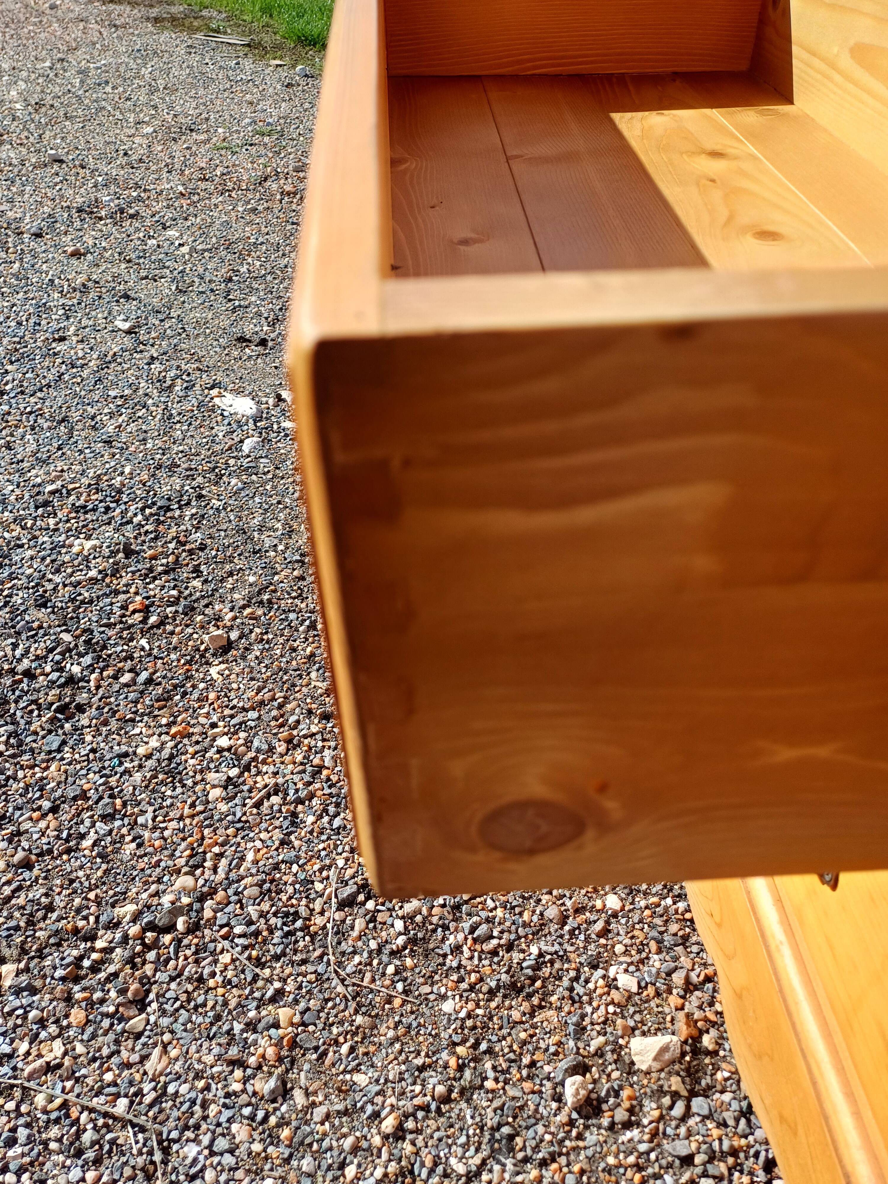 Industrial wooden furniture with drawers