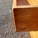 Industrial wooden furniture with drawers