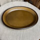 Oval dish in glazed stoneware