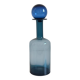 Scandinavia Modern Otto Bauer for Holmegaard Blue Glass Bottle Decanter