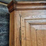 Antique cabinet door furniture panel oak 19th century 140x193cm
