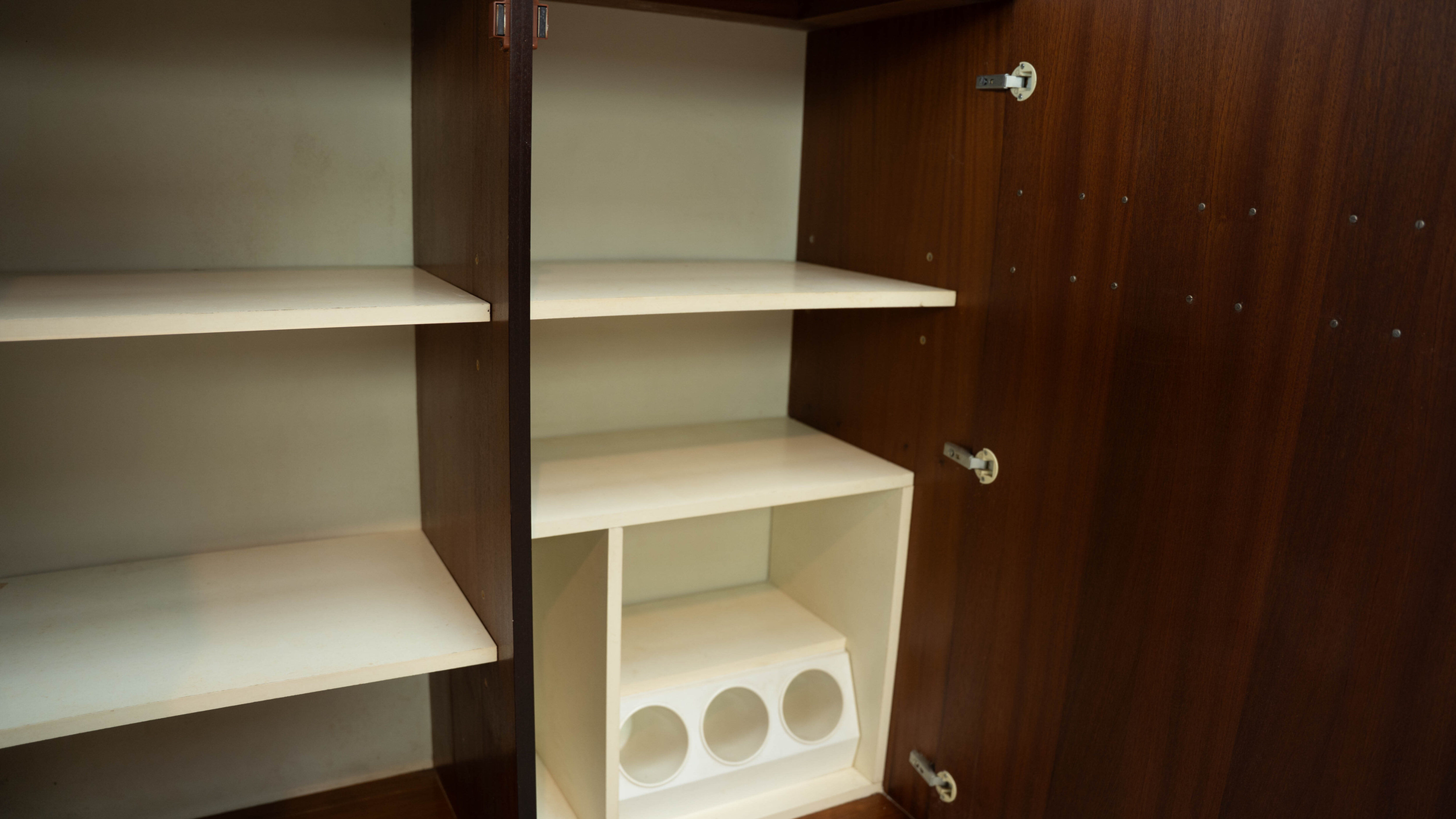 1970's brutalist bar cabinet