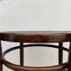 Art Nouveau office armchair, Austrian, in curved wood, signed Fischel