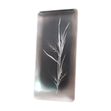 Stainless steel top, hand-engraved décor, to hang