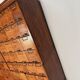 Antique very large American oak grain / apothecary cabinet, ca 1900