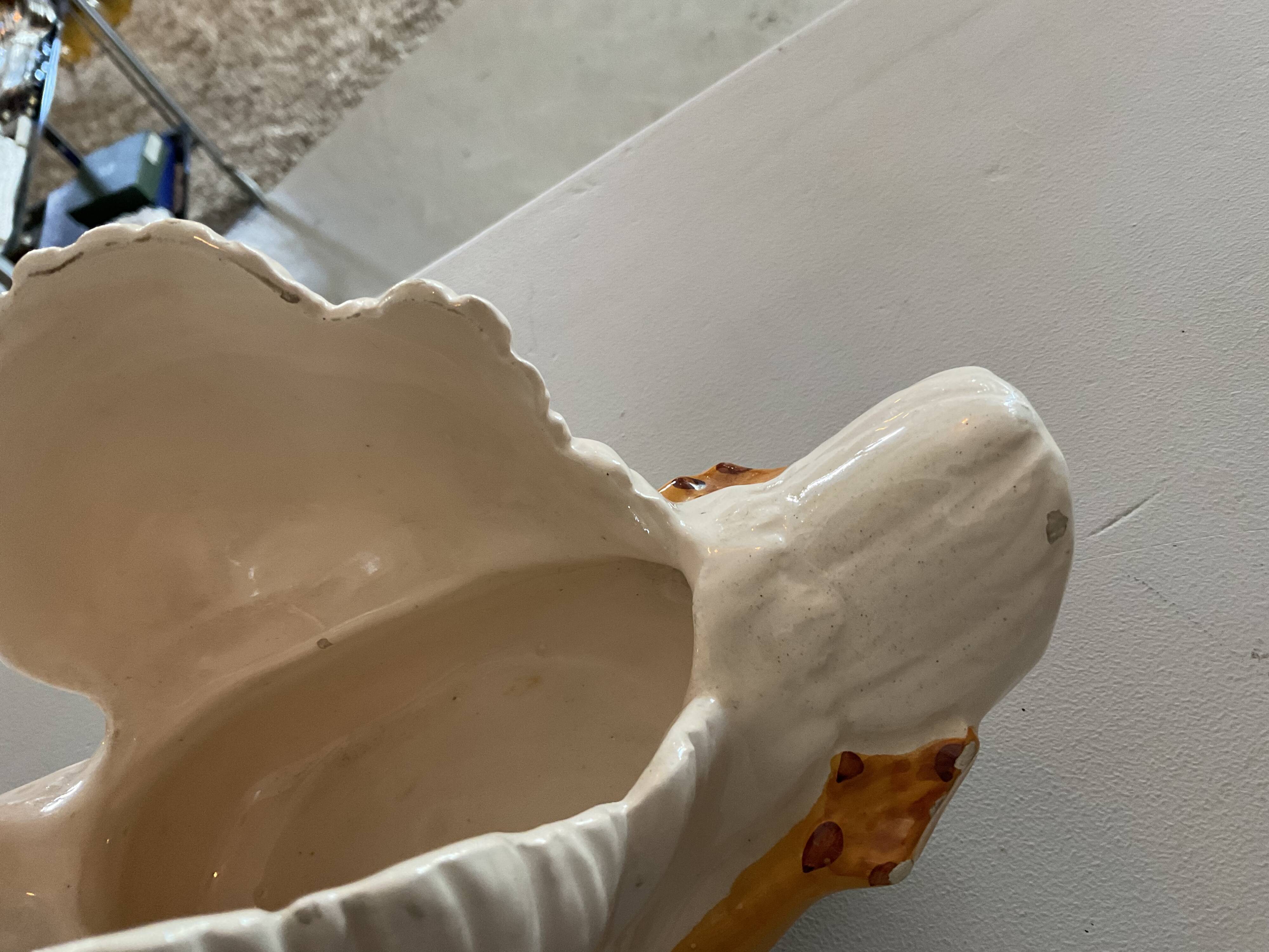 Empty swan pocket. Vallauris. Jérôme Massier .vintage