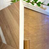 Vintage sliding door enfilade