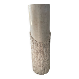 Vintage travertine column 70s-80s
