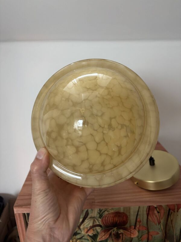 Suspension globe Art Déco