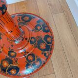Lampadaire Art Déco en bois peint