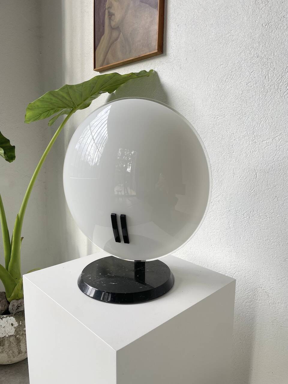 “La Perla” desk lamp by Bruno Gecchelin for Oluce 1980