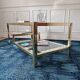 Vintage gold and silver coffee table