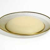 Mid Century ceiling lamp from ERCO made of expanded metal