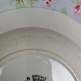 Round deep dish Saint Amand in Terre de Fer vert