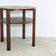 Vintage round pinewood coffee table, Czechoslovakia, 1970´s