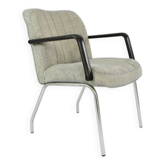 Heathered fabric office armchairs