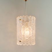 Scandinavian Brass & Glass Ceiling Light by Carl Fagerlund for Lyfa & Orrefors, 1960s