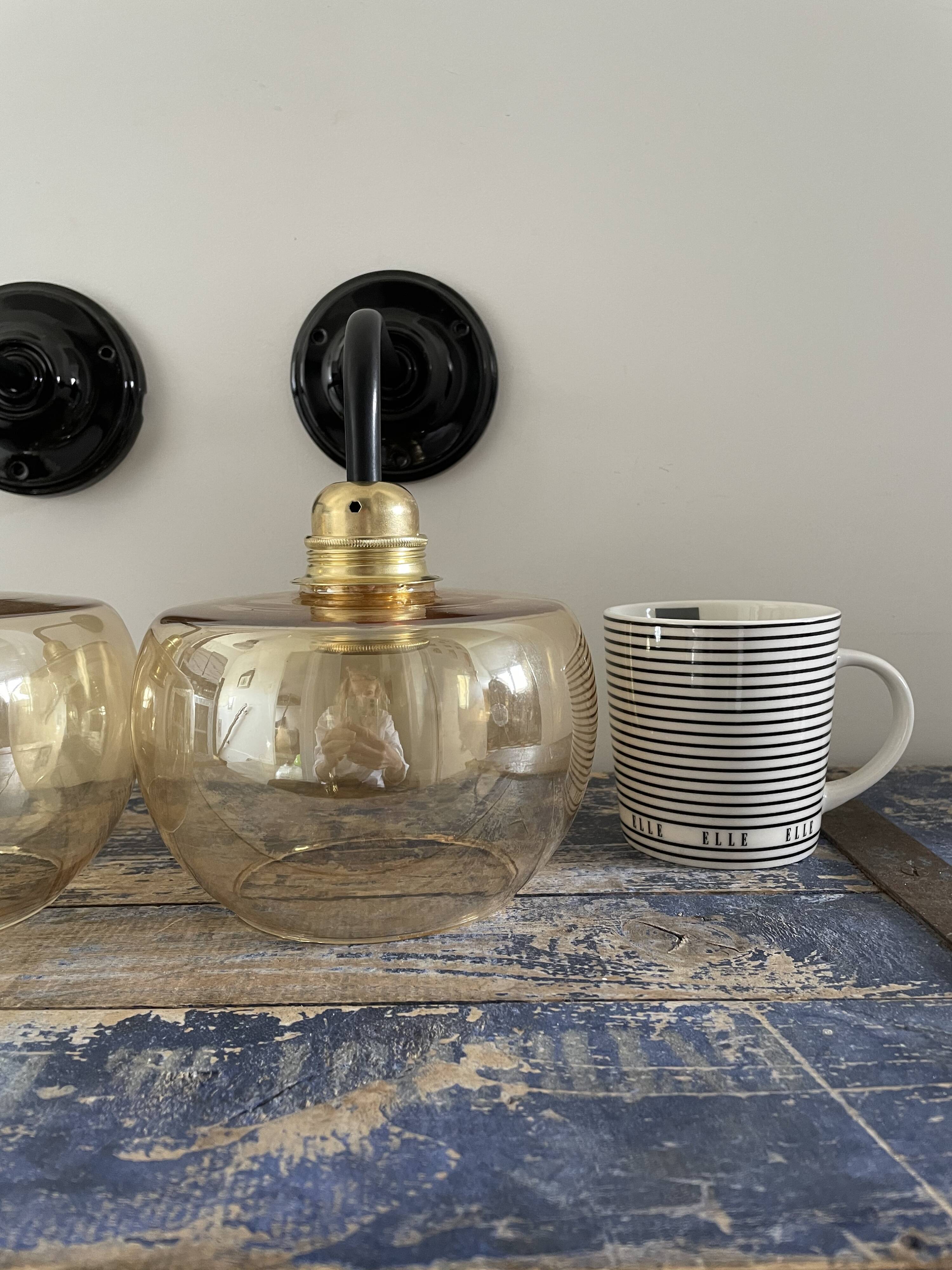 Pair of vintage wall lights