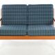 Vintage 2-seater "Senator" teak sofa Ole Wanscher 60s