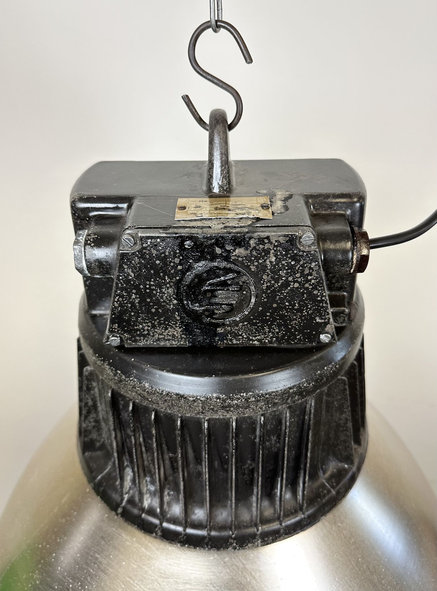 Large Industrial Aluminium Pendant Light from Elektrosvit, 1960s