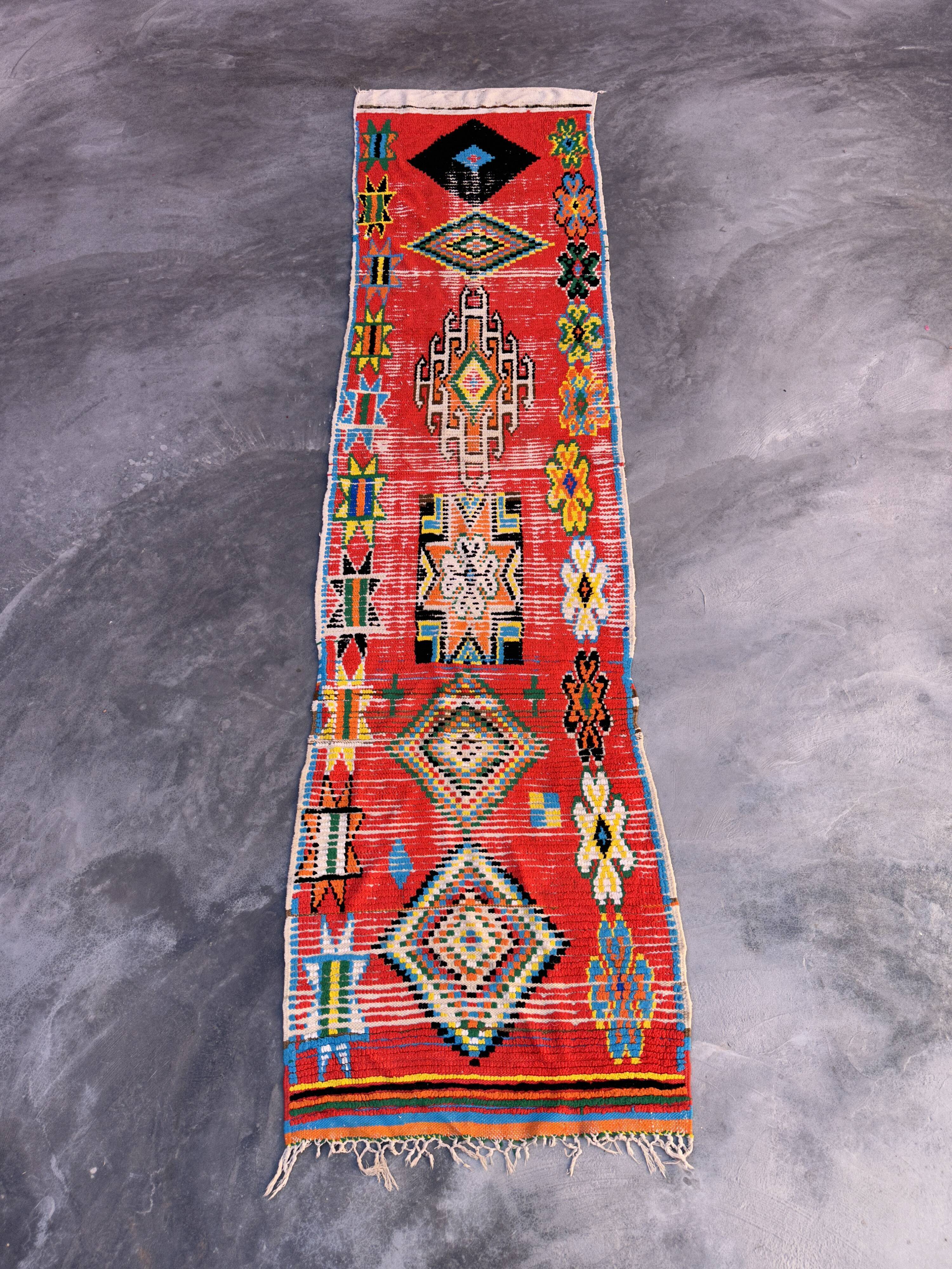 Moroccan carpet 82x315cm