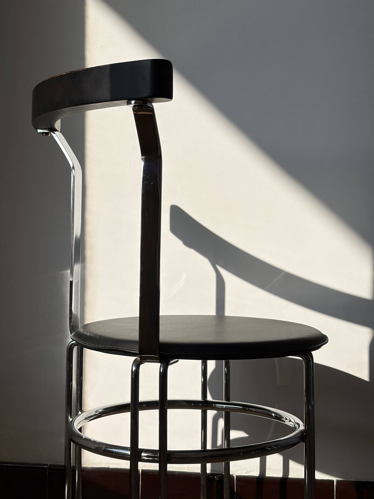 Tubular chairs, chrome steel, 1970s