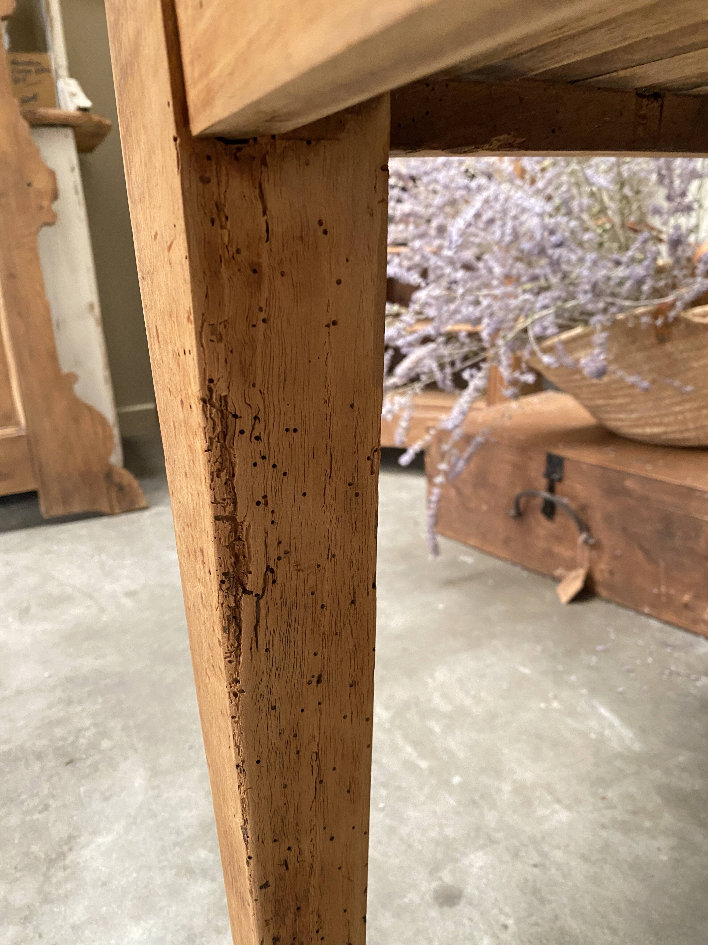 Table de ferme à rabats